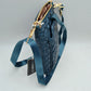 Quilted Vertical Crossbody Pouch Bag with Front Snap Pocket - Cross Body Bag
