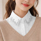 Madeline Love White Rhinestone Collar Detachable Shirt Insert - Hair Accessories