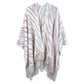 Madeline Love Ivory Zebra Patterned Crochet Poncho - Hair Accessories - desc