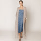 Madeline Love Gray Knit Fringe Kimono Poncho - Hair Accessories
