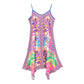 Madeline Love Blue Abstract Print Sleeveless Maxi Dress - Apparel - extra