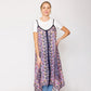 Madeline Love Navy Abstract Print Sleeveless Maxi Dress - Apparel