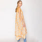 Madeline Love Orange Abstract Print Sleeveless Maxi Dress - Apparel - desc