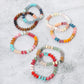 Madeline Love Mint Resin Pebble Beaded Stretch Bracelet - Bracelets - extra