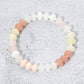 Madeline Love Neutral Resin Pebble Beaded Stretch Bracelet - Bracelets
