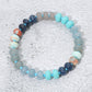 Madeline Love Turquoise Resin Pebble Beaded Stretch Bracelet - Bracelets
