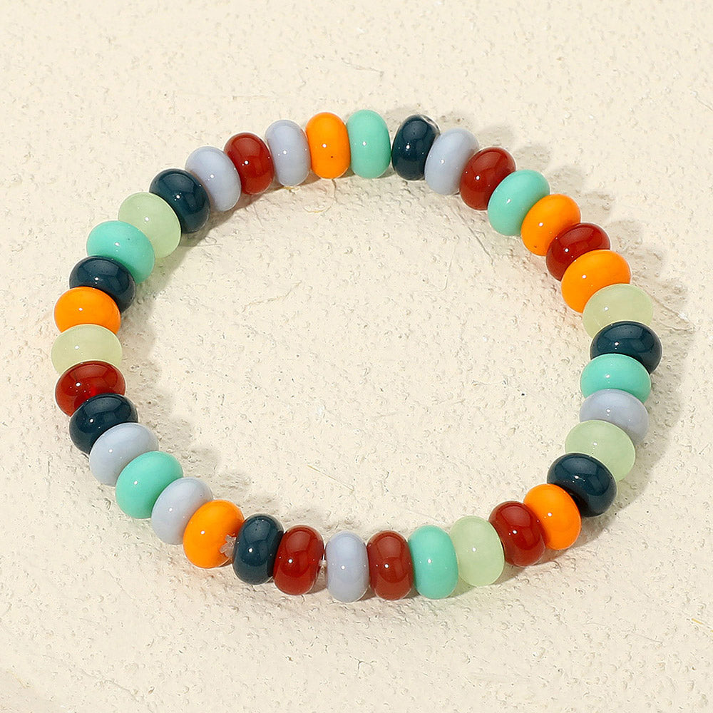 Madeline Love Multi Resin Pebble Beaded Stretch Bracelet - Bracelets