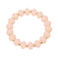 Madeline Love Gold, Pink Resin Round Beaded Stretch Bracelet - Bracelets - desc