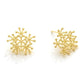 Madeline Love Gold 14K Gold Dipped Organic Burst Cluster Stud Earrings - desc