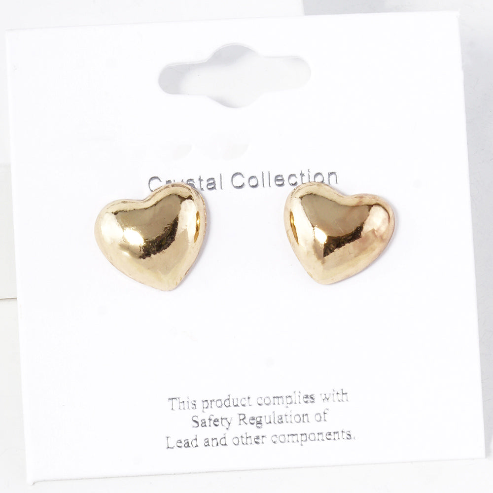 Heart Stud Earrings