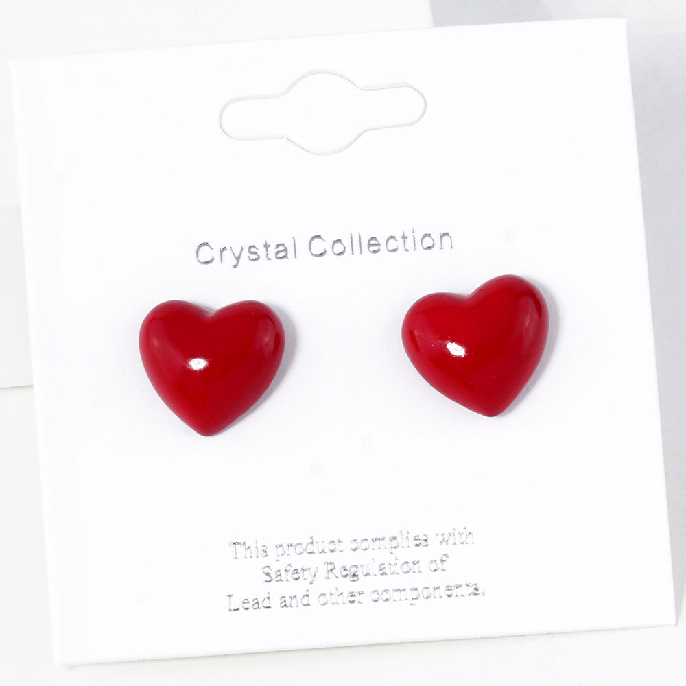 Heart Stud Earrings