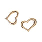 Open Heart Stud Earrings - Earrings