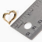 Open Heart Stud Earrings - Earrings