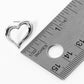 Open Heart Stud Earrings - Earrings