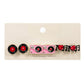 Madeline Love Pink 3PAIRS - Enamel Turn Table Music Stud Earring Set - Earrings - extra