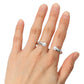 Rhodium SECRET BOX_Sterling Silver Dipped Pearl Tip Two Finger Ring is crafted with high-quality sterling silver and is finished with a delicate pearl tip. It adds a touch of elegance and sophistication to any outfit, perfect for formal occasions or everyday wear. Its unique design allows for a secure fit on two fingers, making it a versatile and stylish accessory.  