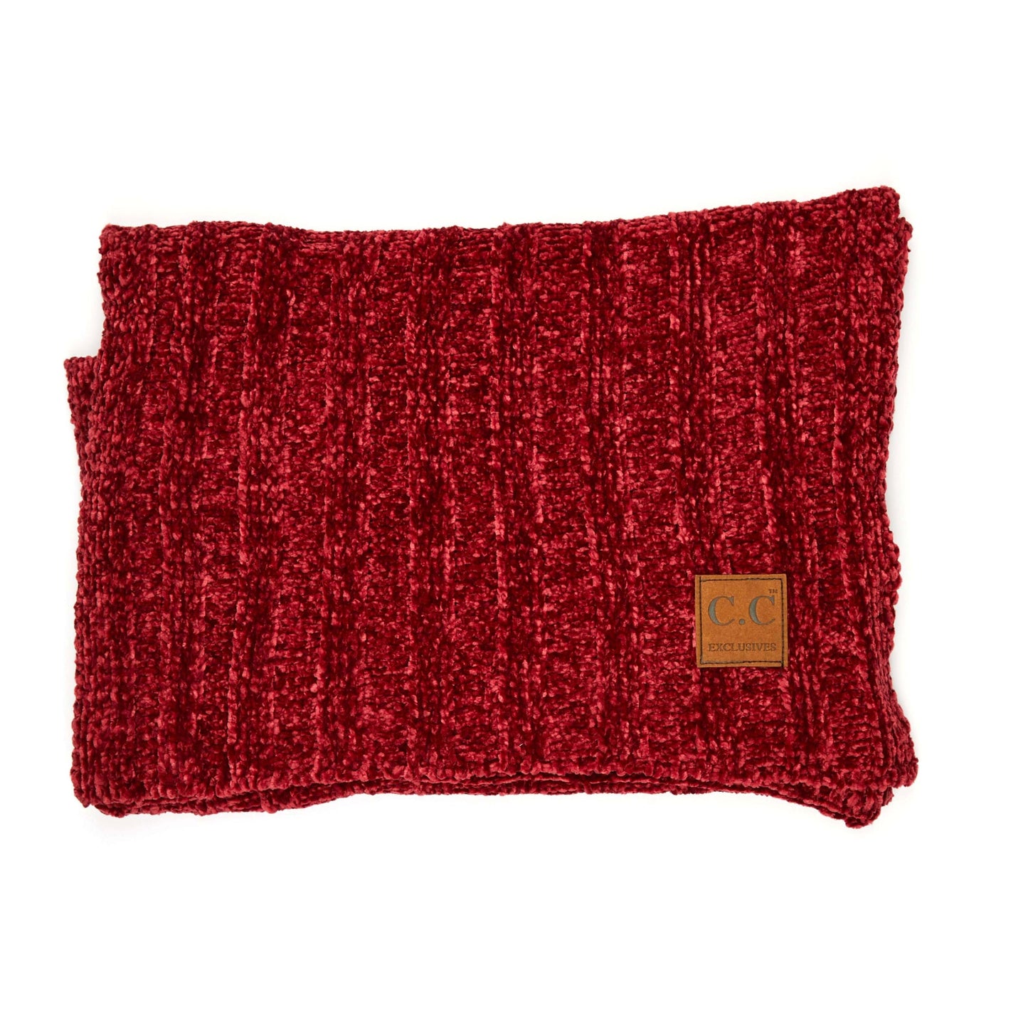 C.C Ribbed Chenille Scarf