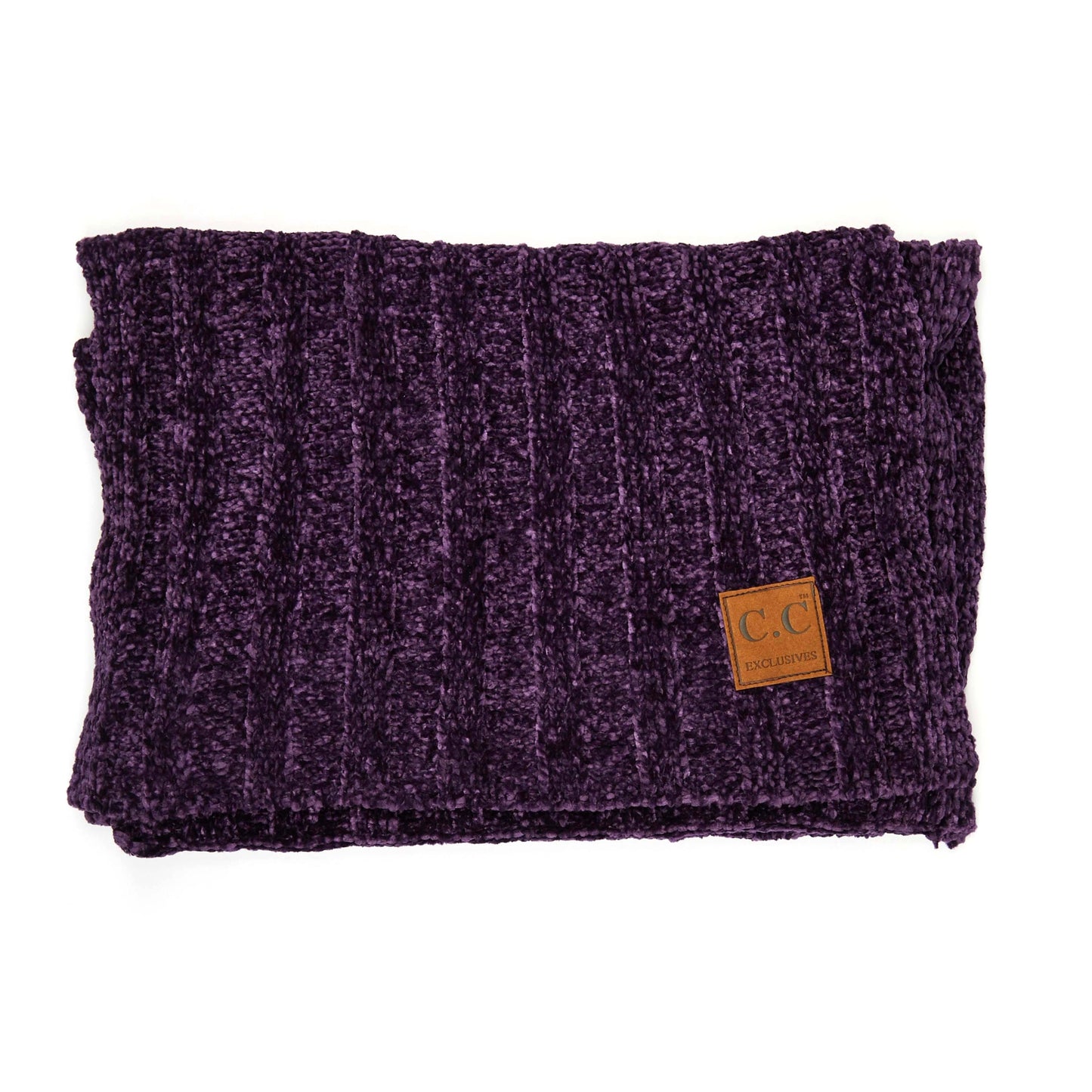 C.C Ribbed Chenille Scarf