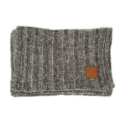 C.C Ribbed Chenille Scarf