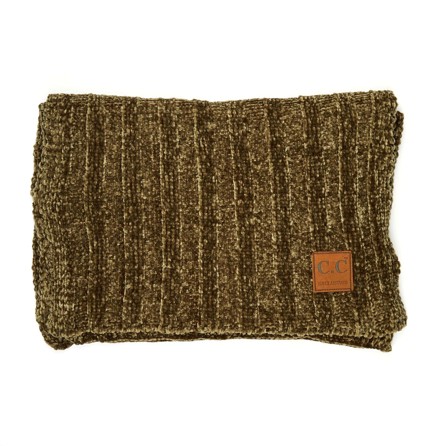 C.C Ribbed Chenille Scarf