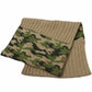 C.C Ribbed Knit Scarf With Camouflage