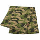 C.C Ribbed Knit Scarf With Camouflage