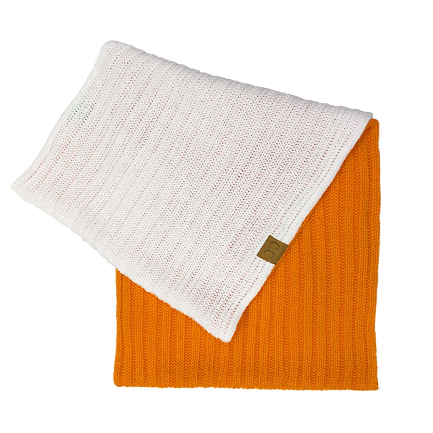 C.C Team Color Two Tone Ribbed Infinity Scarf
