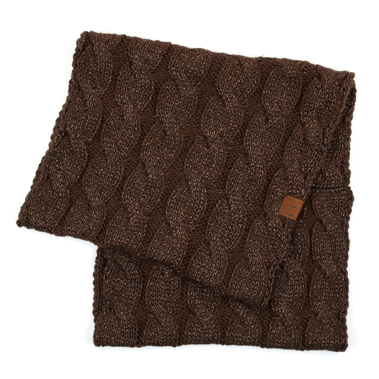 C.C Cable Knit Infinity Scarf