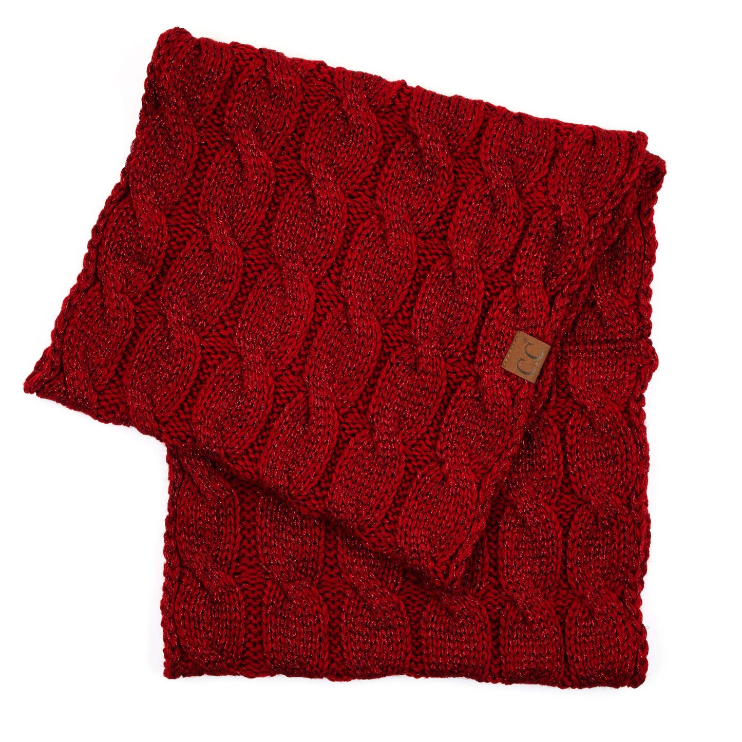 C.C Cable Knit Infinity Scarf