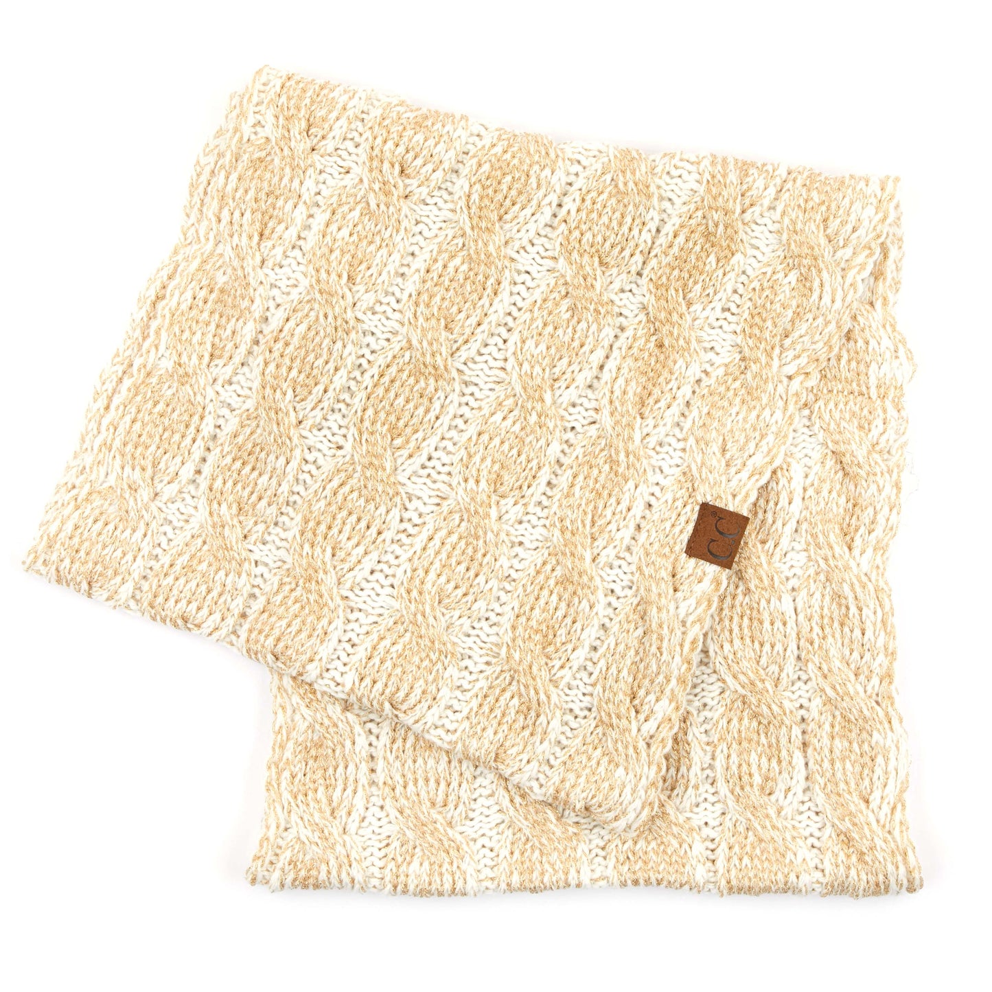 C.C Cable Knit Infinity Scarf