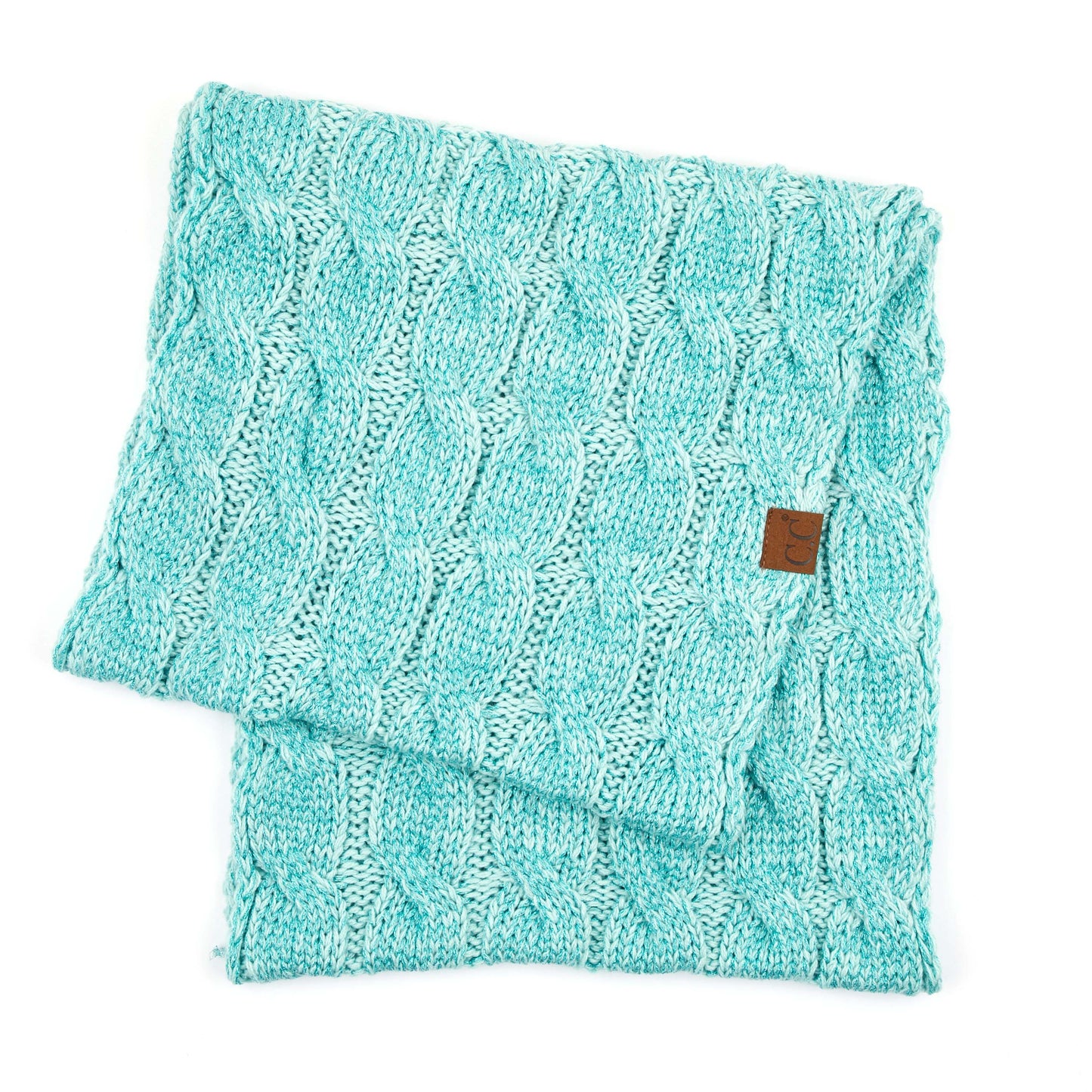 C.C Cable Knit Infinity Scarf