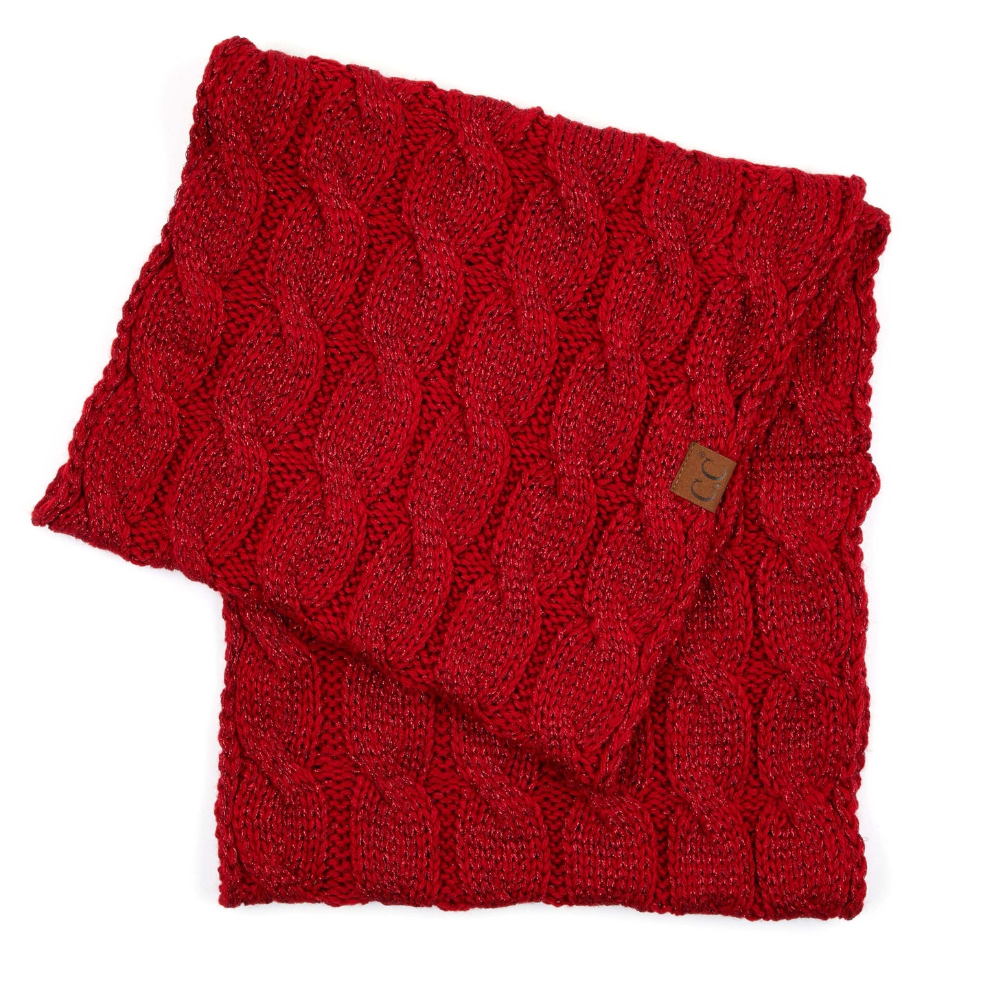 C.C Cable Knit Infinity Scarf
