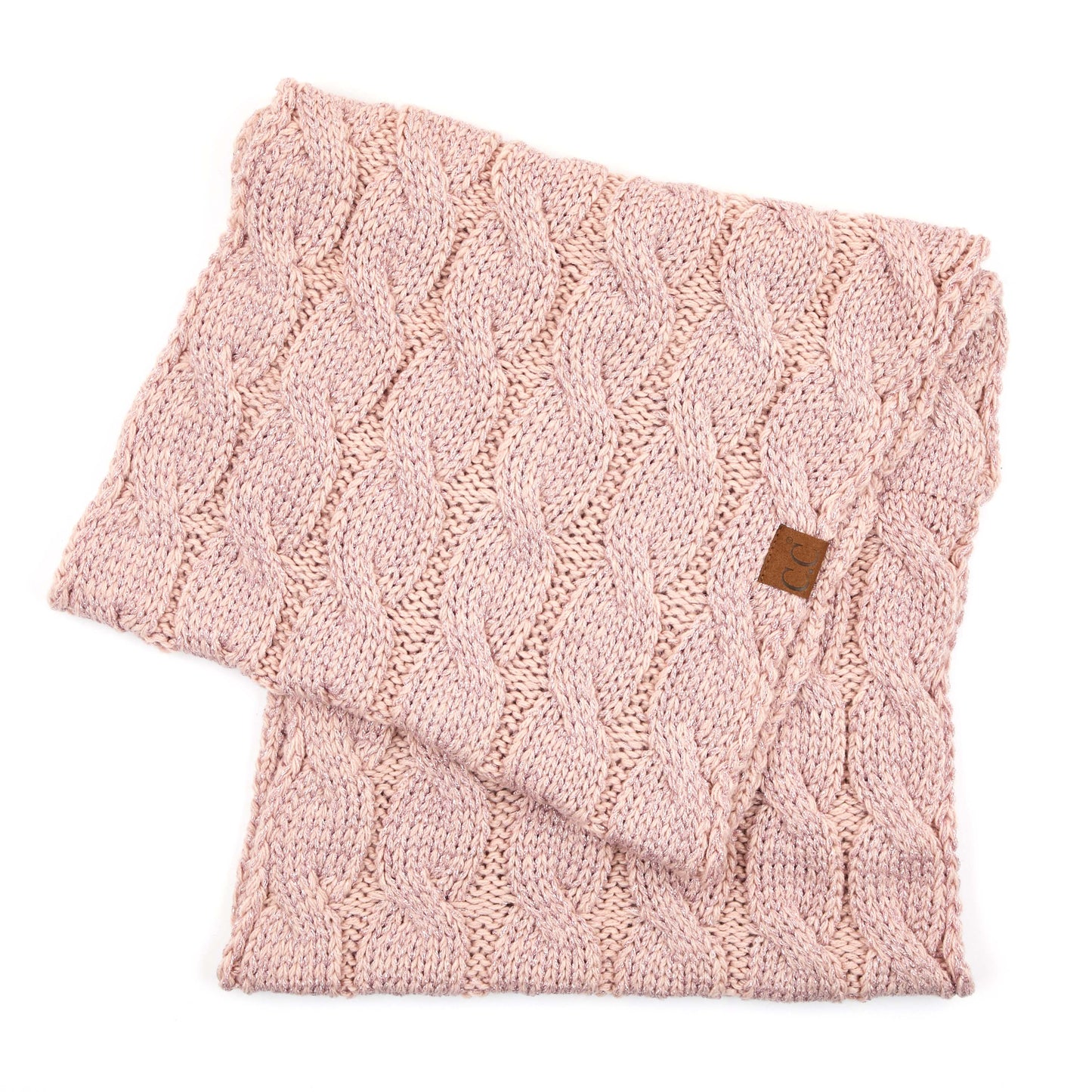 C.C Cable Knit Infinity Scarf