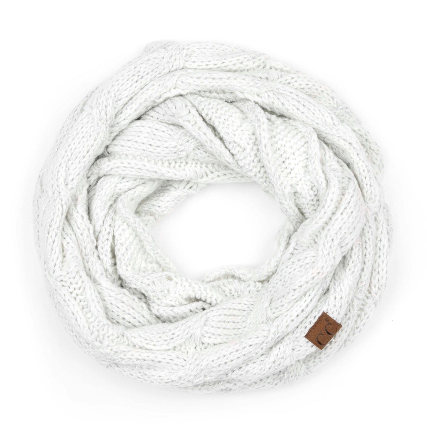 C.C Cable Knit Infinity Scarf