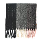 C.C Vertical Multi Color Wide Stripe Woven Scarf