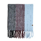 C.C Vertical Multi Color Wide Stripe Woven Scarf