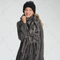 C.C Woven Leopard Print Scarf