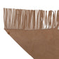 C.C Faux Suede Triangle Fringe Scarf