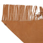 C.C Faux Suede Triangle Fringe Scarf