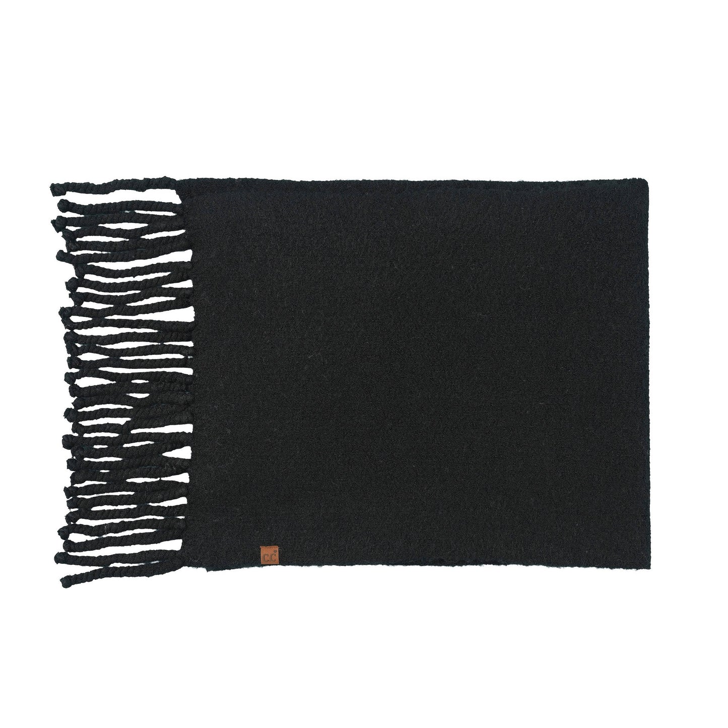 C.C Heathered Solid Woven Scarf