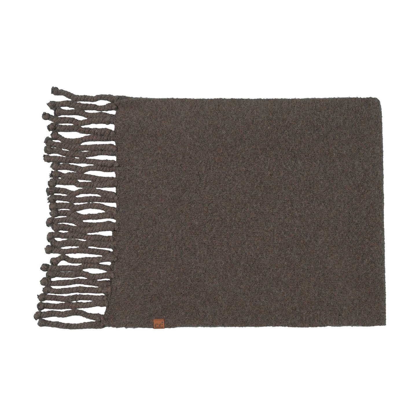 C.C Heathered Solid Woven Scarf