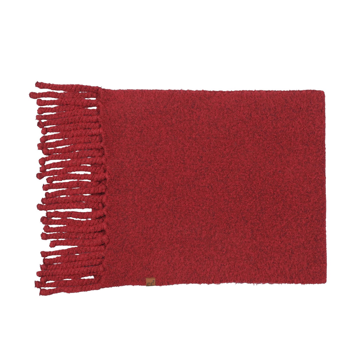 C.C Heathered Solid Woven Scarf