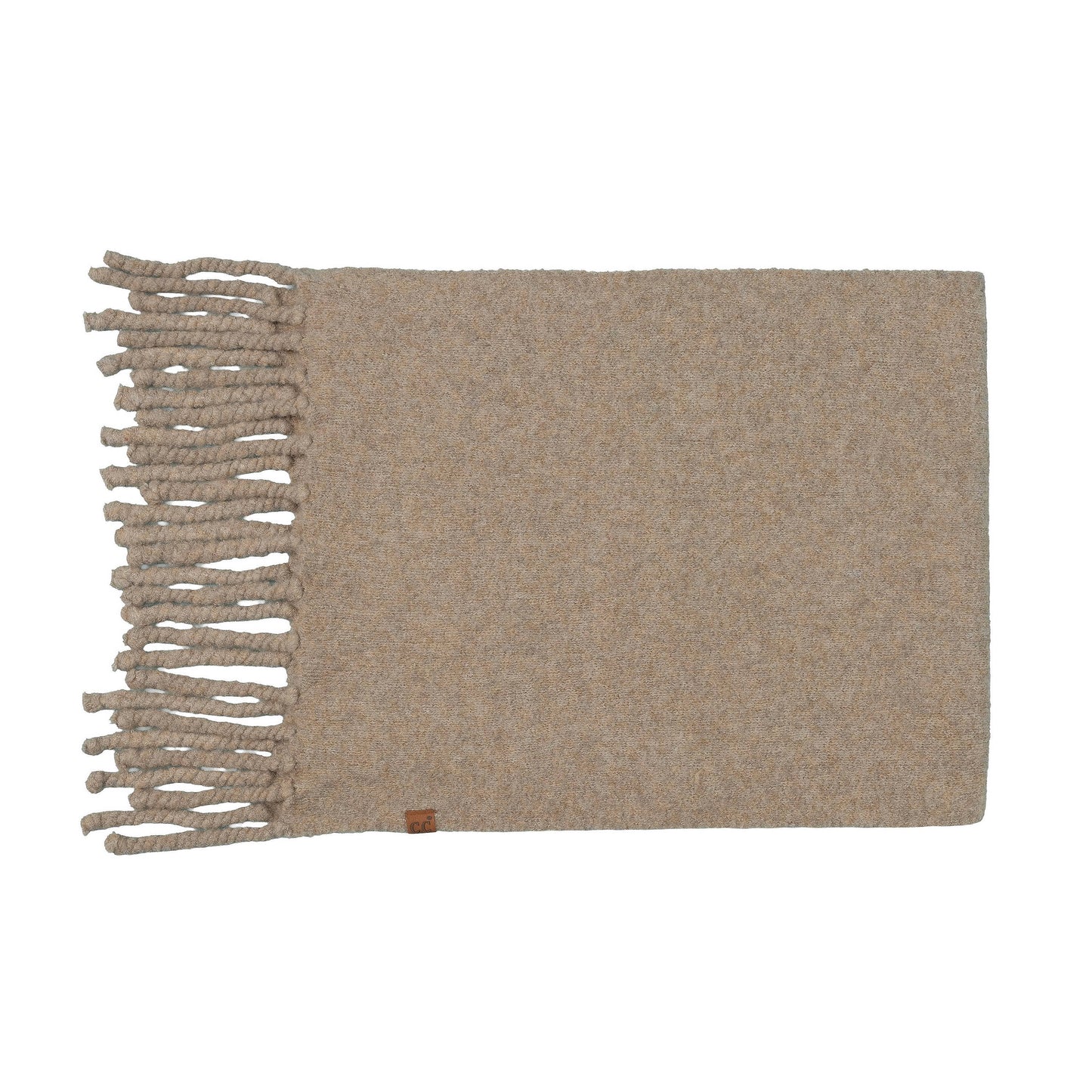 C.C Heathered Solid Woven Scarf