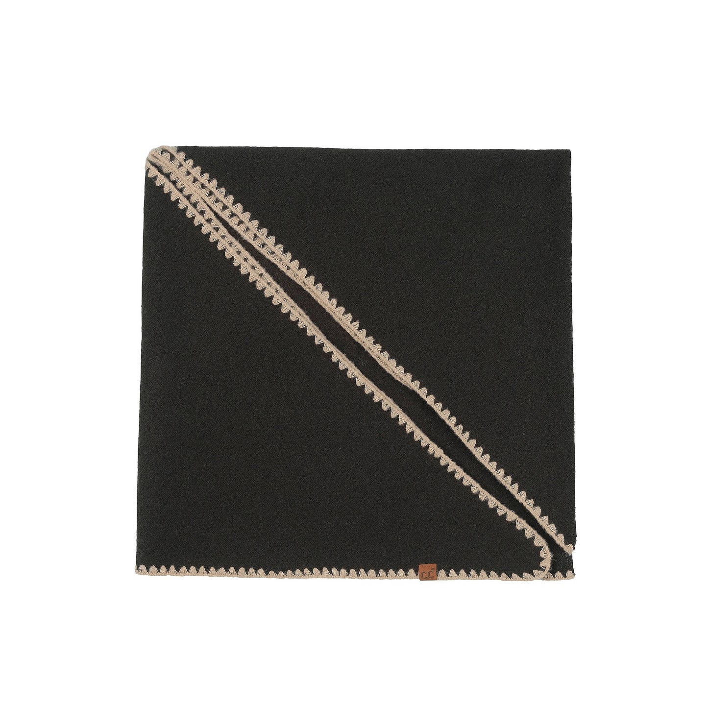 C.C Triangle Blanket Stitch Scarf