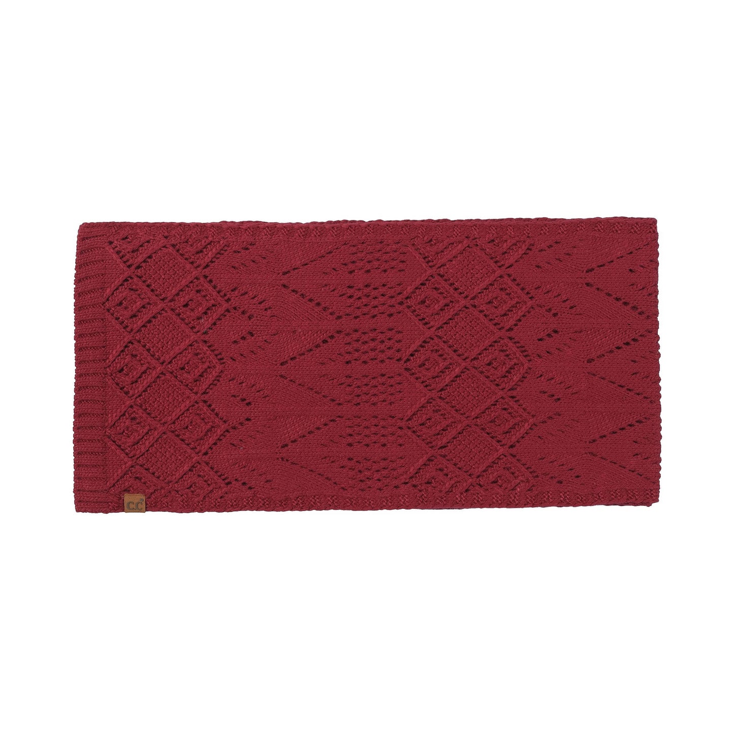 C.C Diamond Lace Pattern Scarf