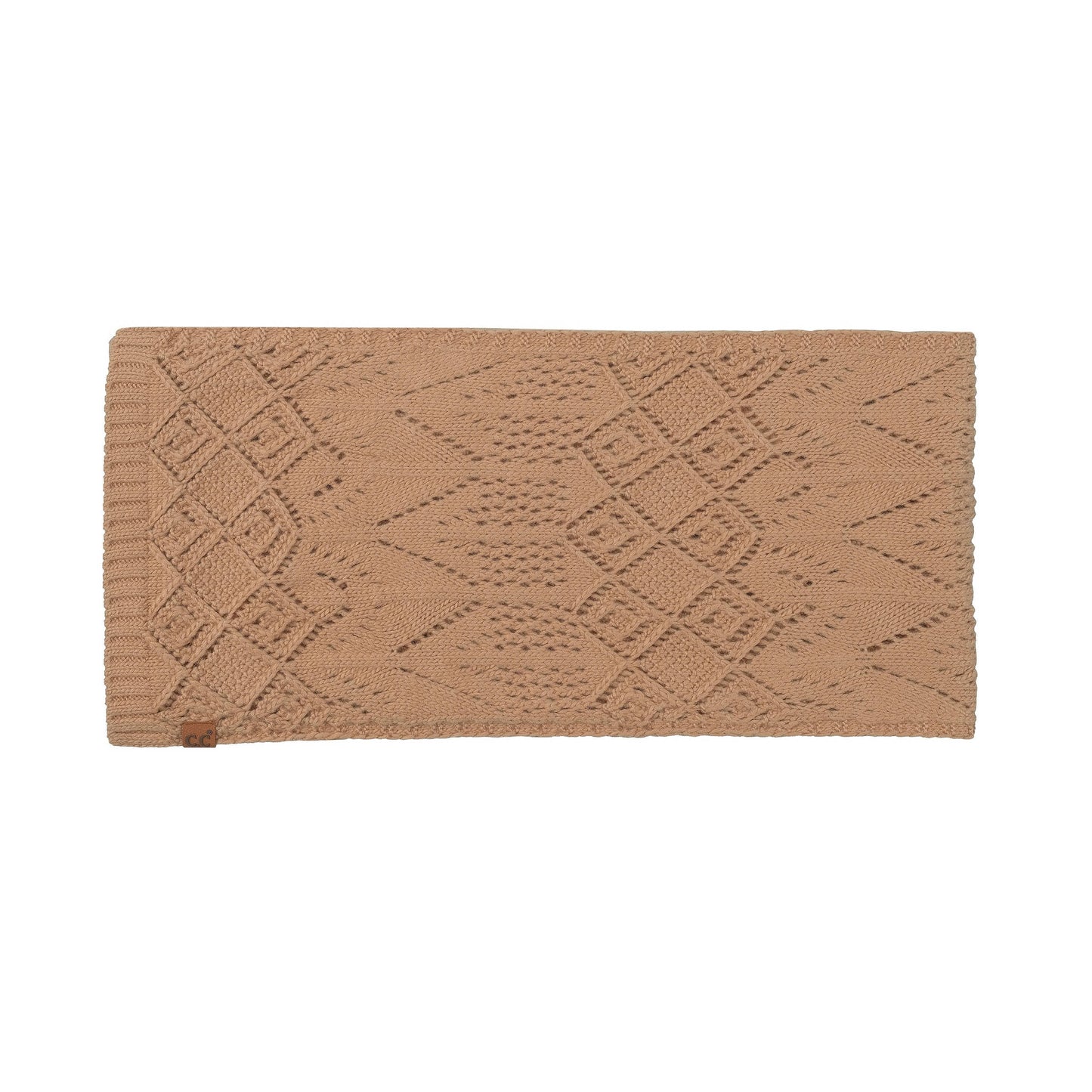 C.C Diamond Lace Pattern Scarf