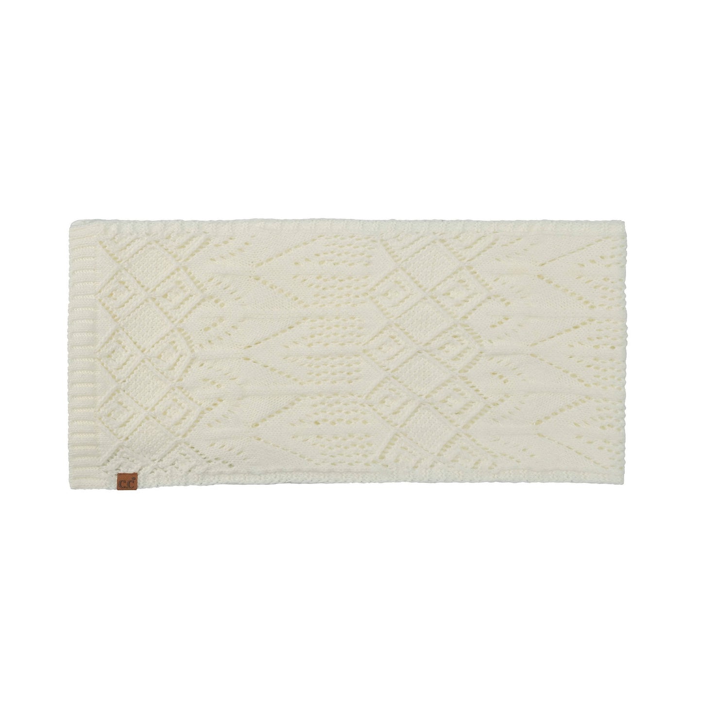 C.C Diamond Lace Pattern Scarf