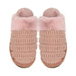 C.C Rib Pattern Knitted Slippers