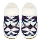 C.C Ombre Aztec Knitted Slippers With The Faux Fur Cuff