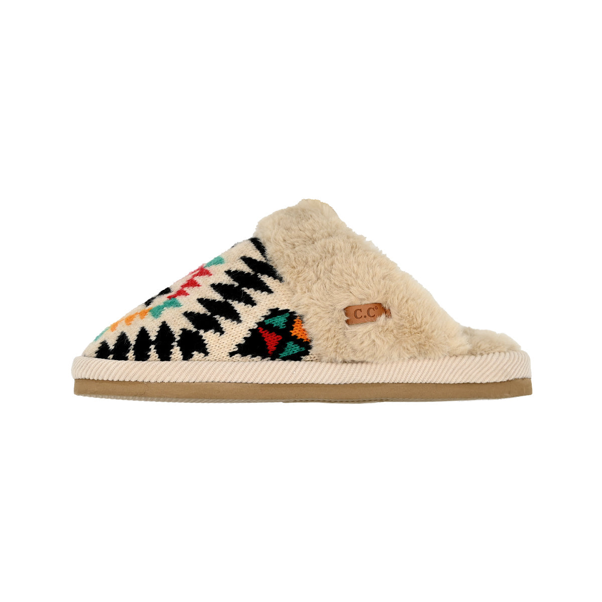 C.C Aztec Pattern Slippers